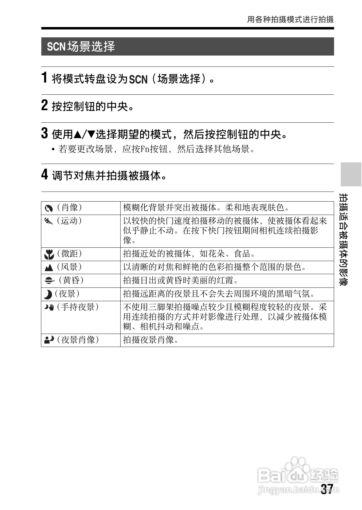索尼SLT-A65数码摄像机使用说明书:[4]