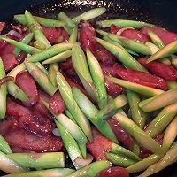 广式腊肠炒芦笋攻略
