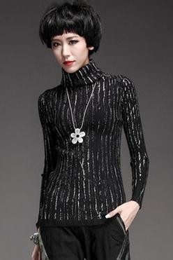 冬季-高领毛衣如何搭配外套好看？