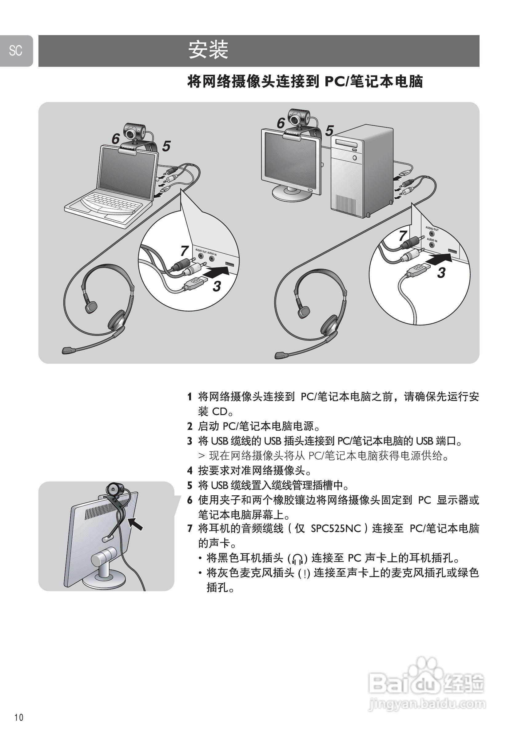 PHILIPS SPC520NC摄像头说明书:[1]