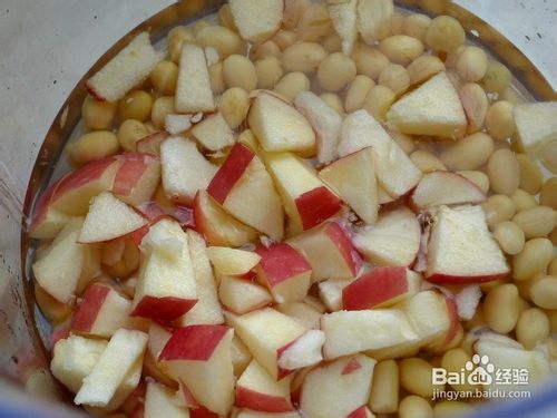 减脂醒脑、美味健康----苹果豆浆