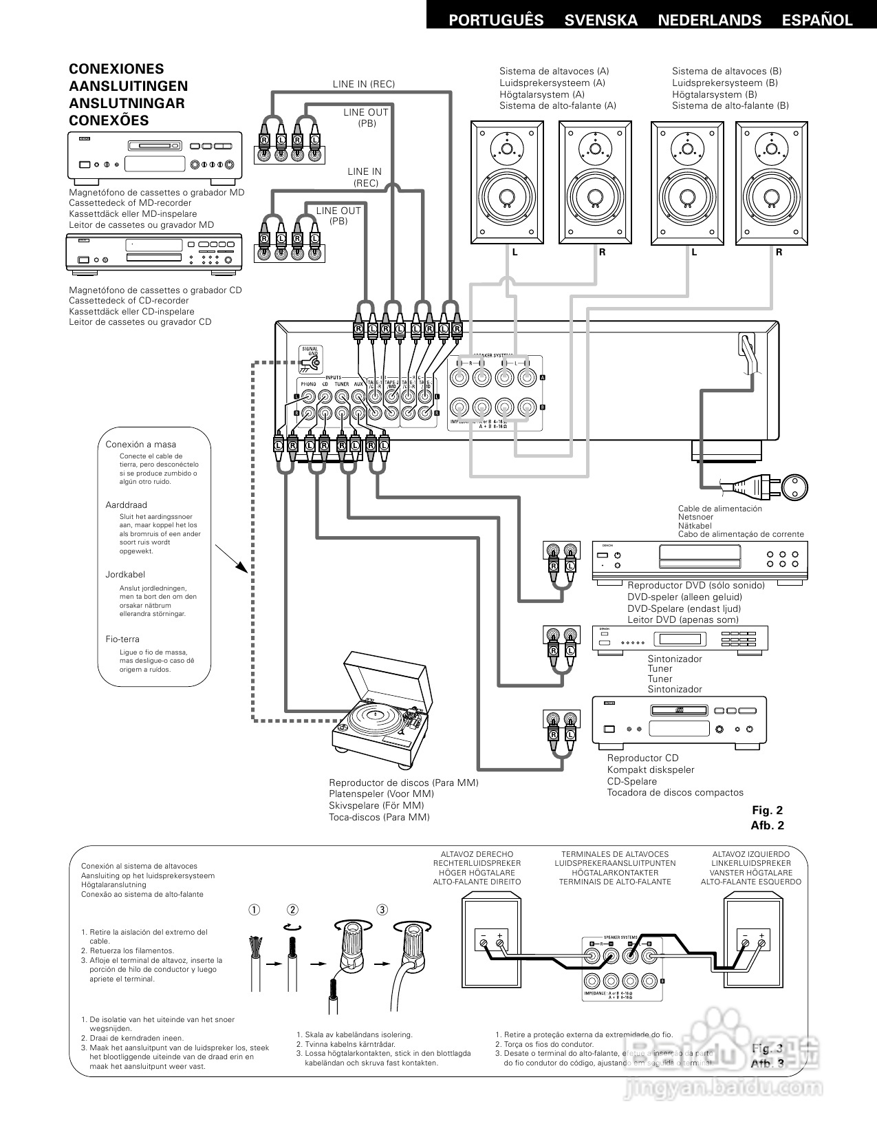 天龙PMA-495R型音响说明书:[1]