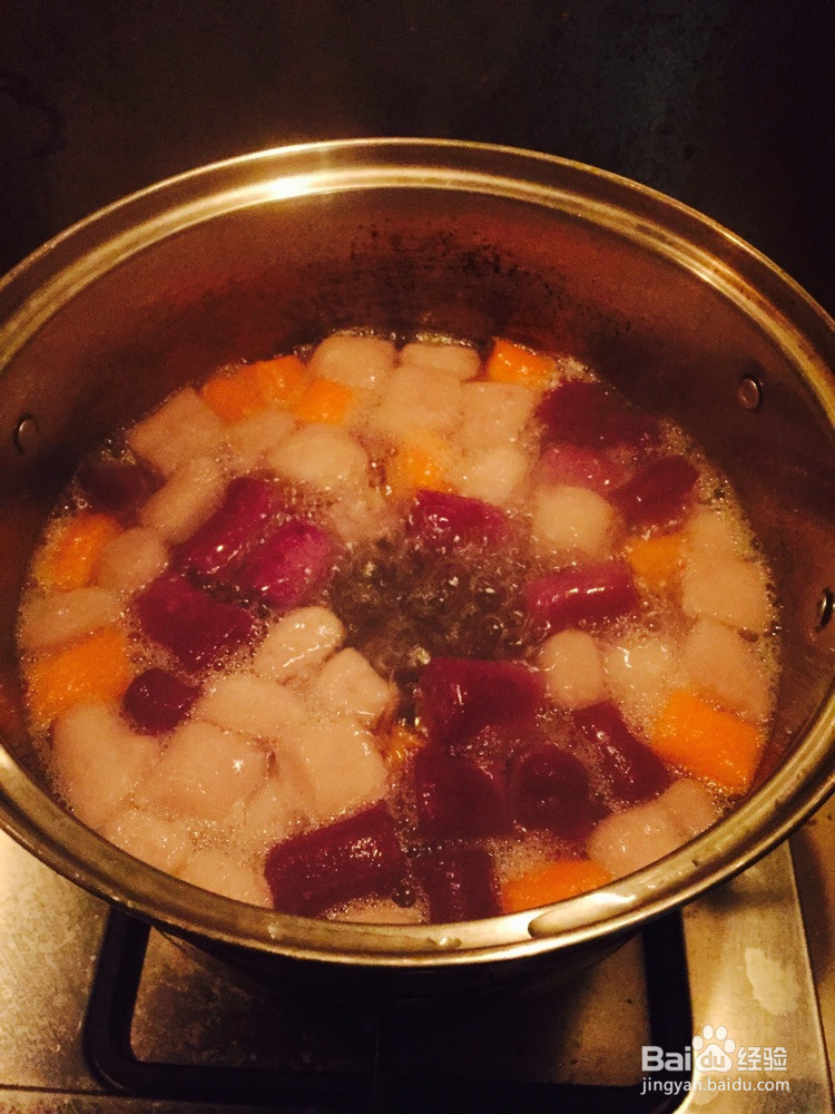 纯手工芋圆的做法