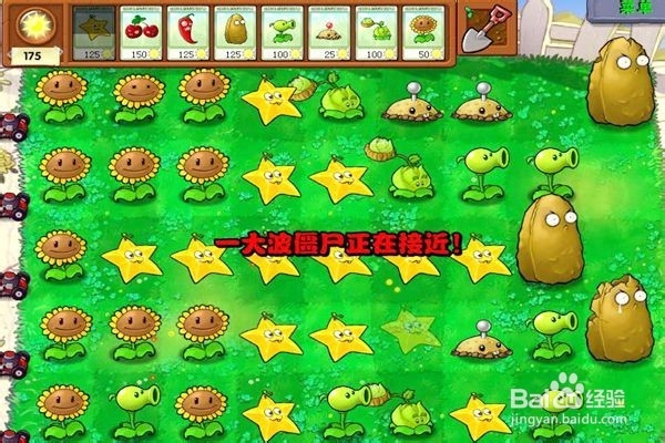 解锁植物大战僵尸迷你游戏。(看星星)