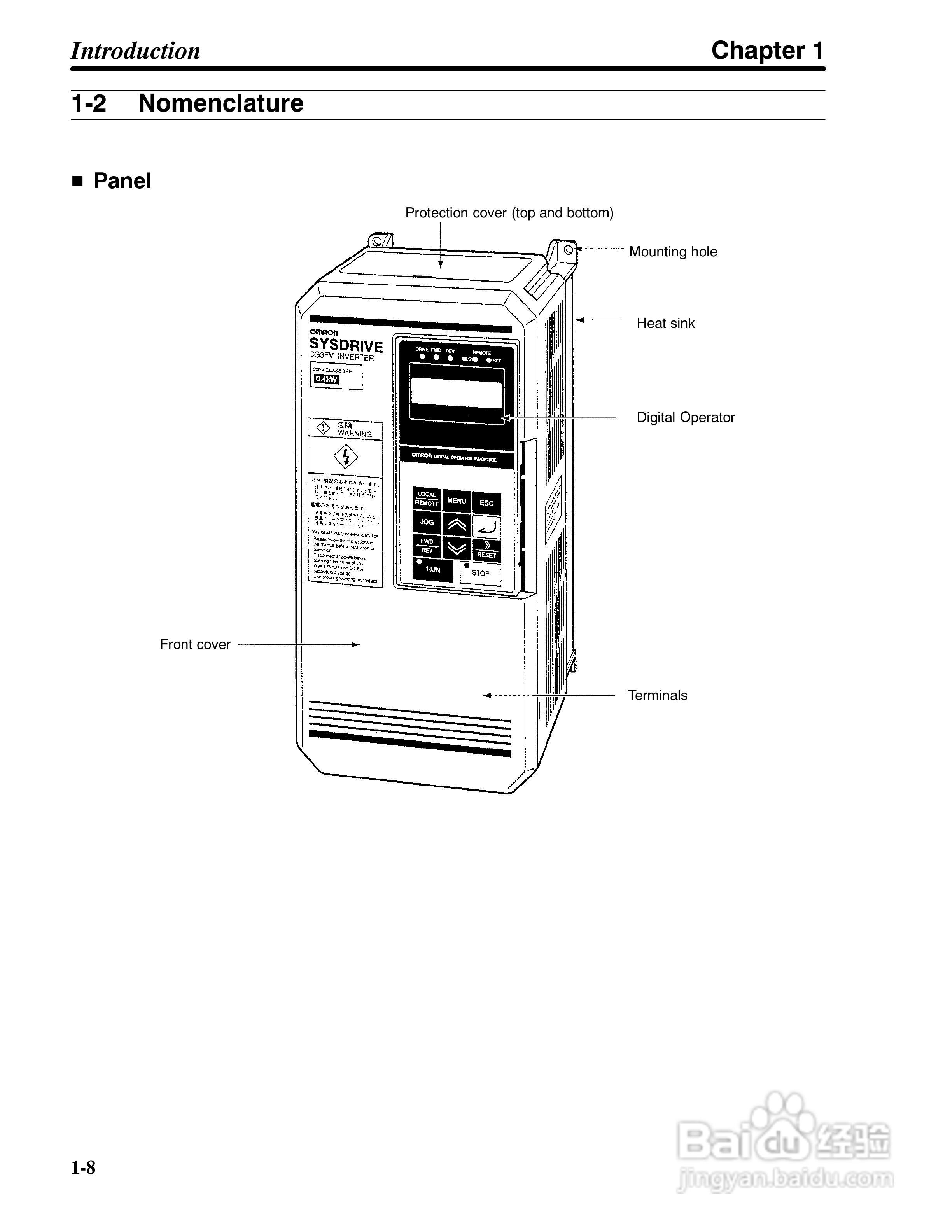 欧姆龙(OMRON)3G3FV-A430K-E变频器说明书:[2]