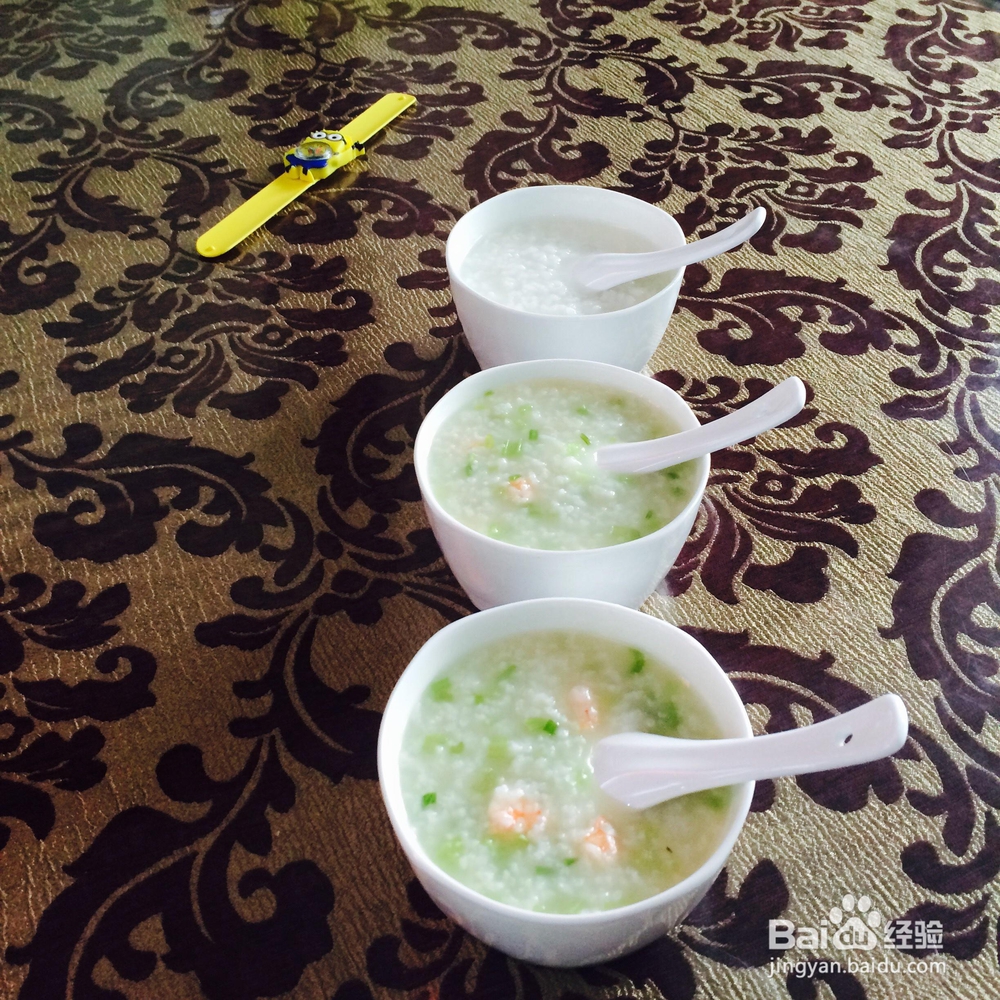 适合新手做的虾仁芹菜粥
