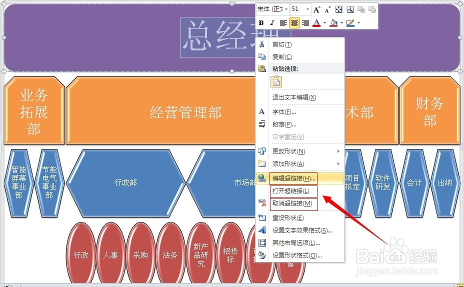 word文档编辑技巧：[4]smartart中增加超链接