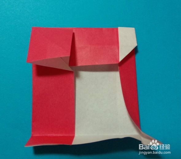 创意折纸如何折滑雪橇的圣诞老人(圣诞节礼物)