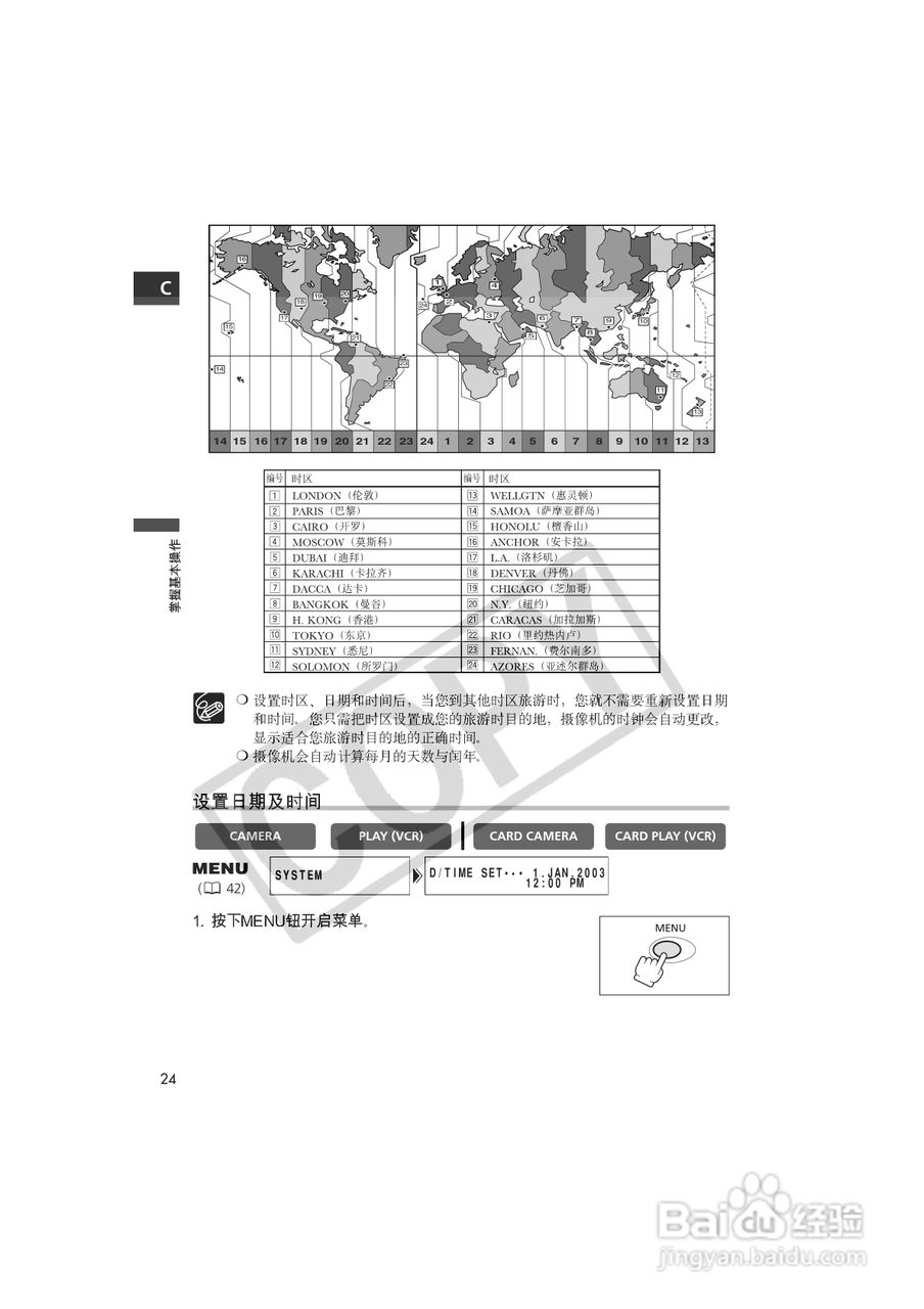 佳能MVX150i数码摄像机使用说明书:[3]