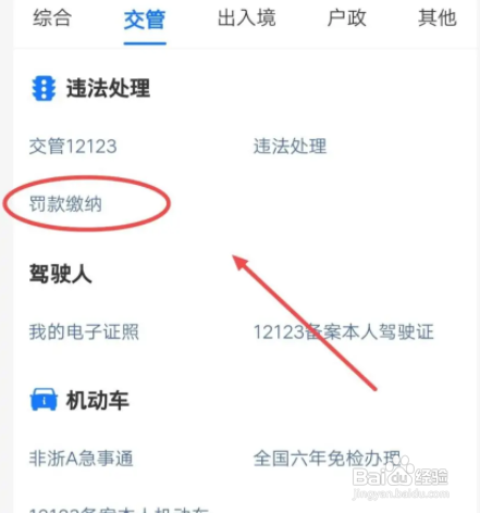 开别人车违章怎么网上交罚款