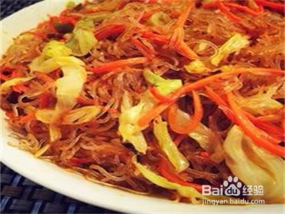 圆白菜炒粉丝的家常做法该怎么做?