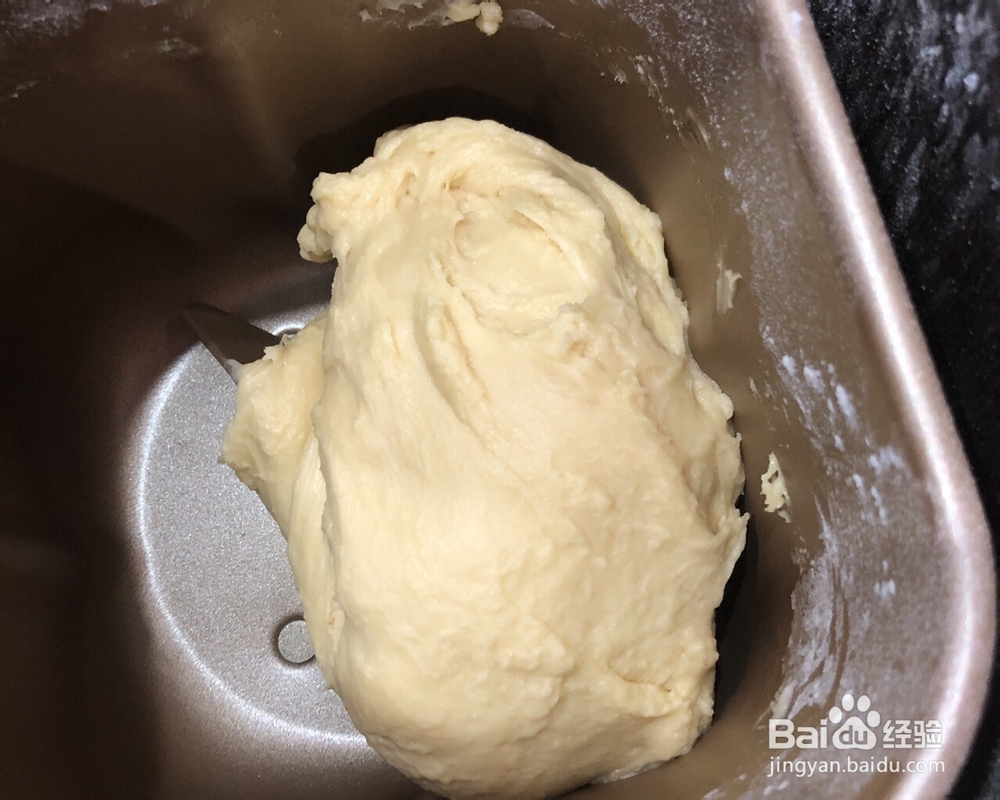没那么讲究的蜜豆面包