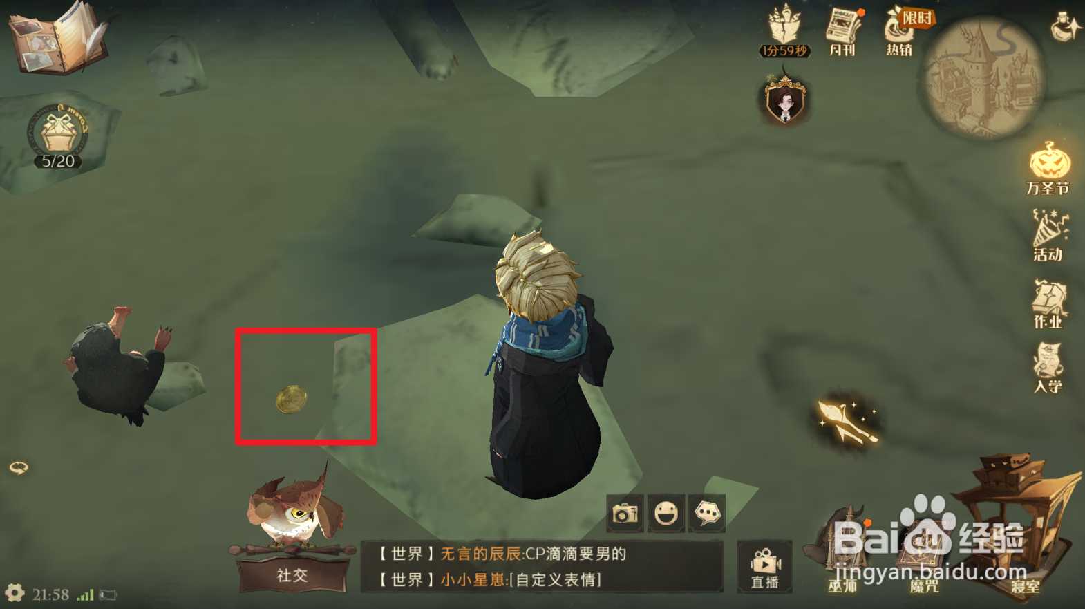 哈利波特魔法觉醒小家伙拼图位置在哪