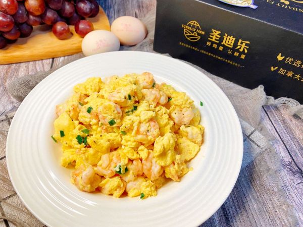虾仁炒鸡蛋家常
