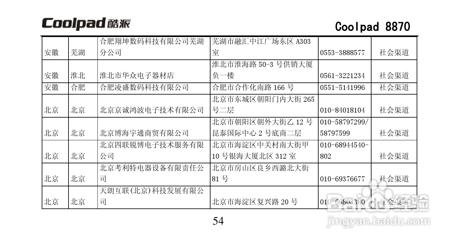 酷派Coolpad 8870手机说明书:[7]