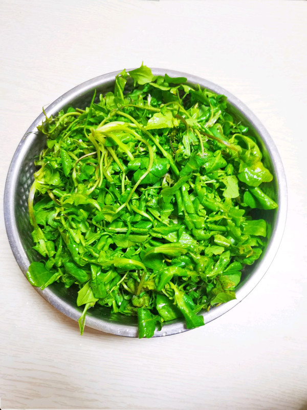 荠菜炒鸡蛋真香还鲜