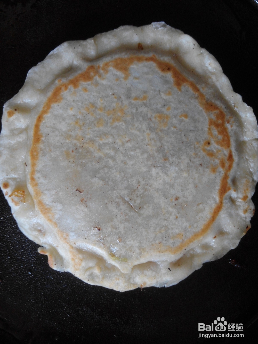 电饼铛美食——烫面猪肉大葱小肉合