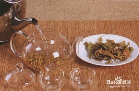 桂花菩提茶减压安眠花草茶冲泡步骤