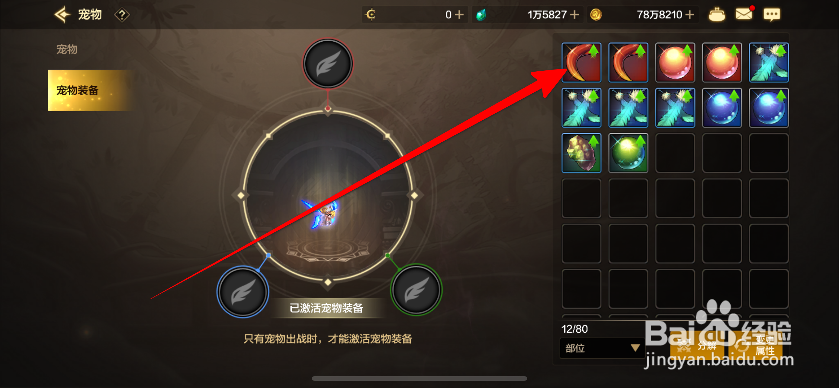 DNF手游怎么给宠物安装装备
