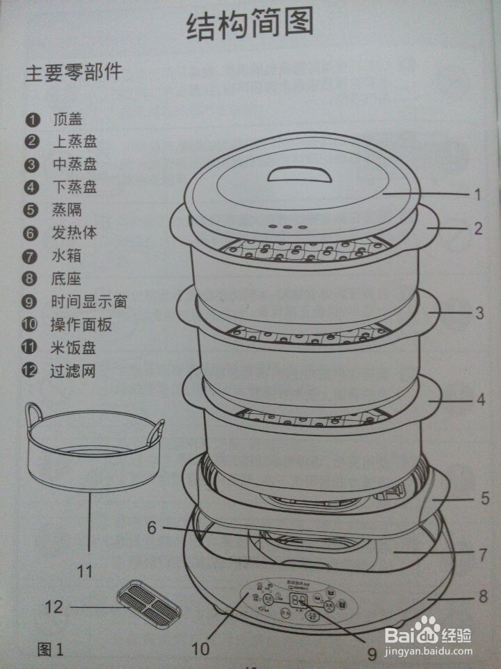 威马多功能三层电蒸锅/蒸笼使用技巧