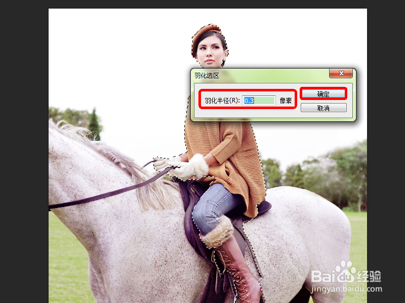用PS合成一张埃及当地居民牵着骑骆驼的美女图