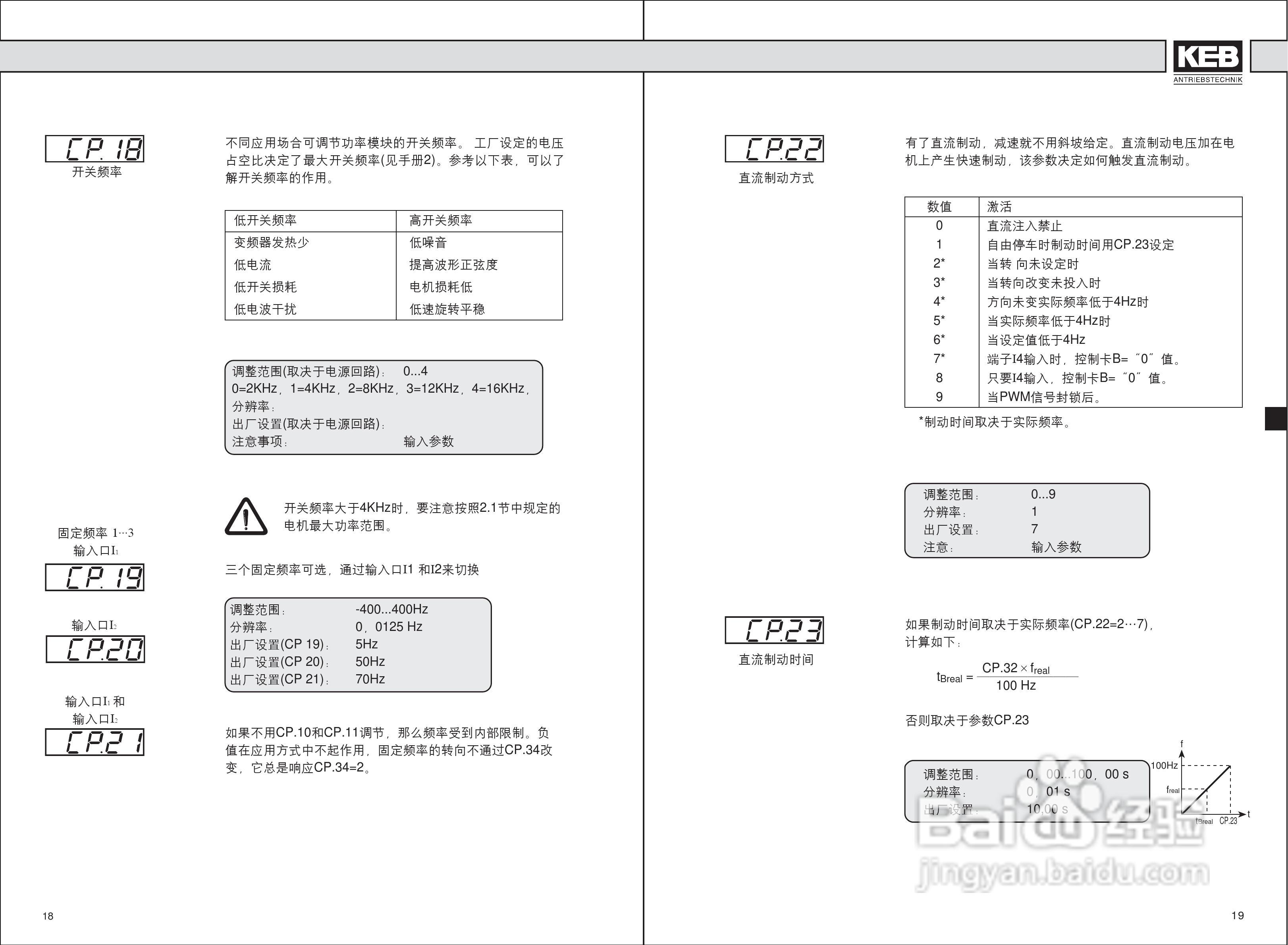 KEBF5变频器伺服使用说明书:[3]