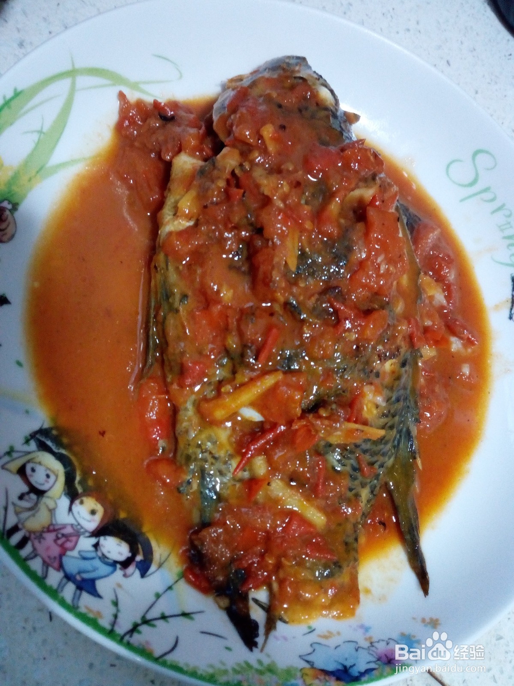 #美食#西红柿焖罗非鱼的做法