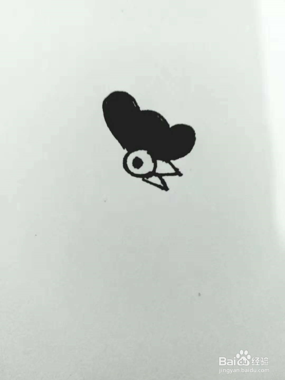 公鸡的简笔画法《四》