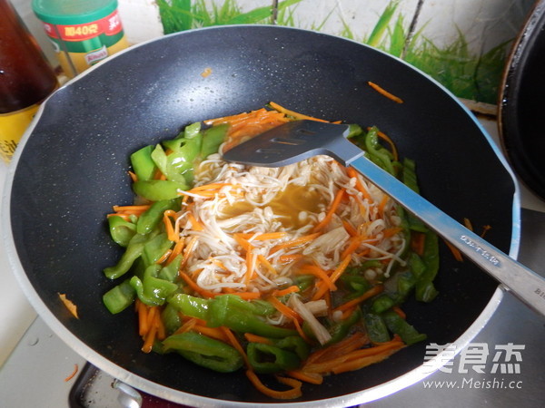 蚝油金针菇的做法