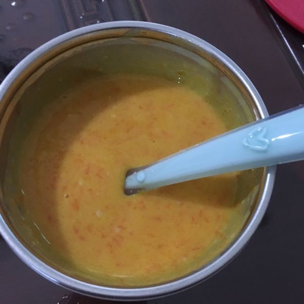 南瓜胡萝卜蛋黄米粉