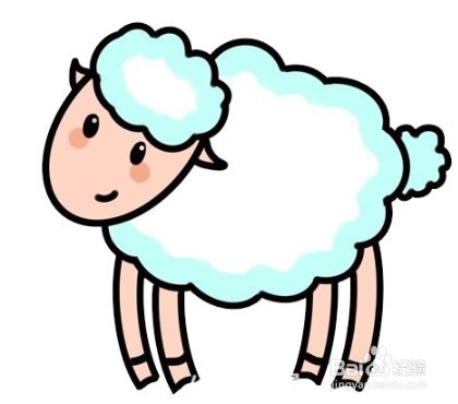 怎么画出可爱的小绵羊？