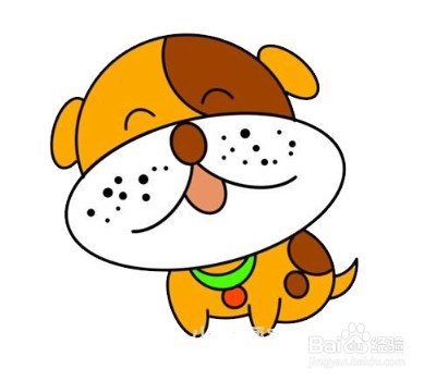 怎么画出卡通的小狗狗？