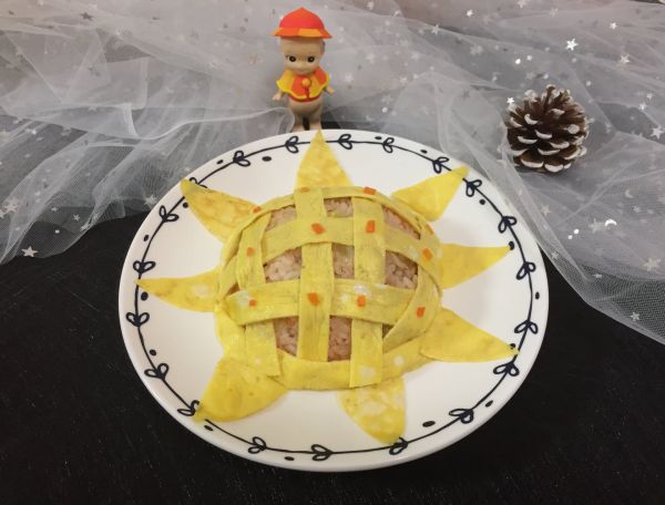 #柏翠辅食节-营养佐餐#向日葵蛋包饭