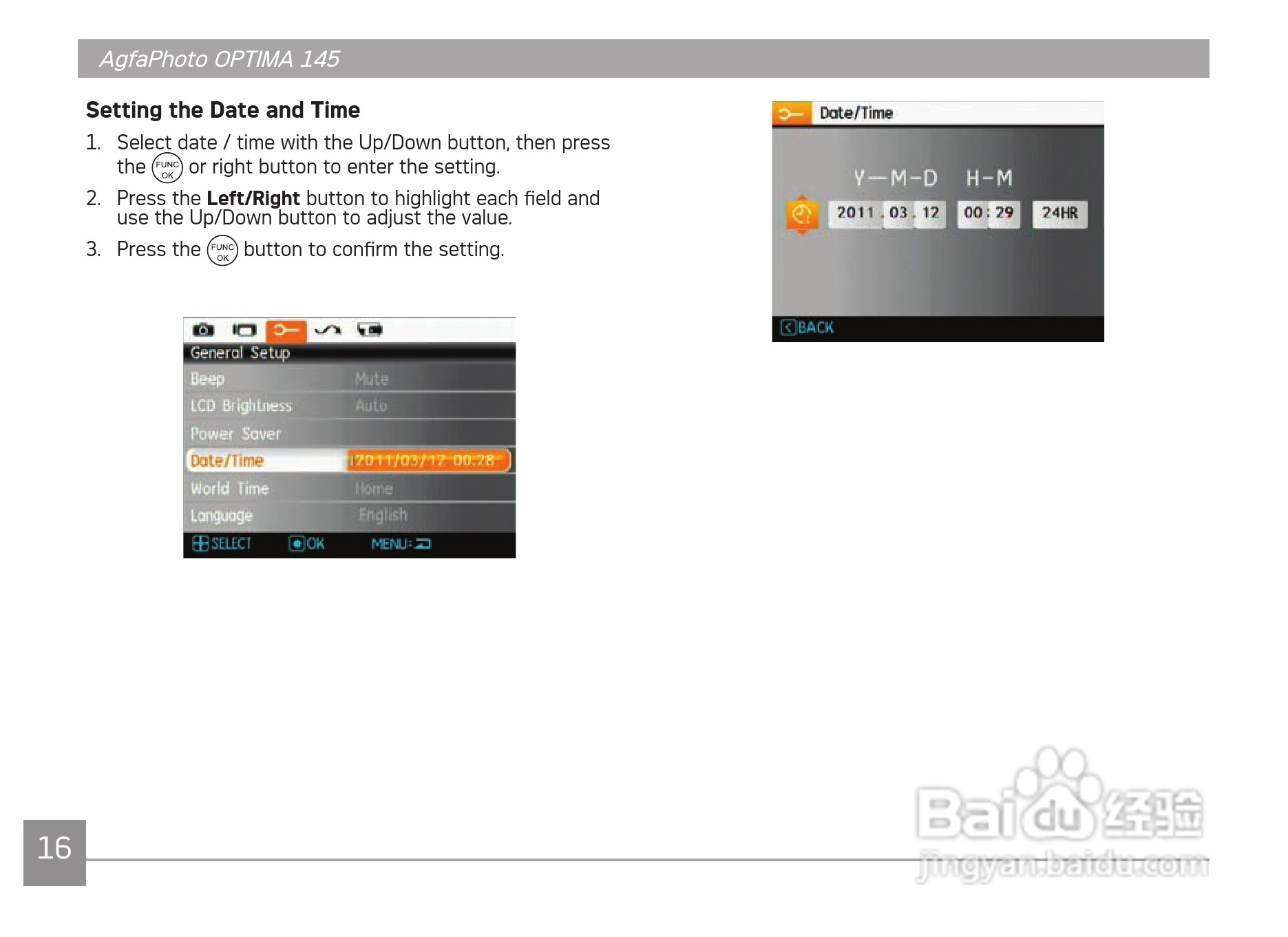 爱克发AgfaPhoto OPTIMA 145数码相机使用说明书:[2]