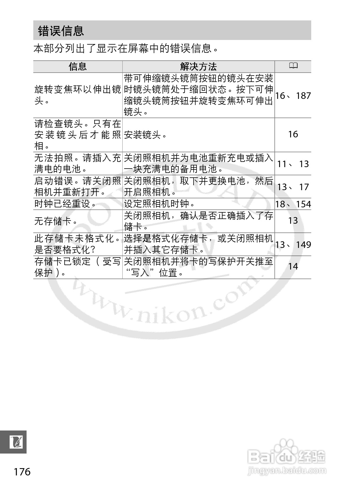 尼康Nikon 1 J1数码相机使用说明书:[20]