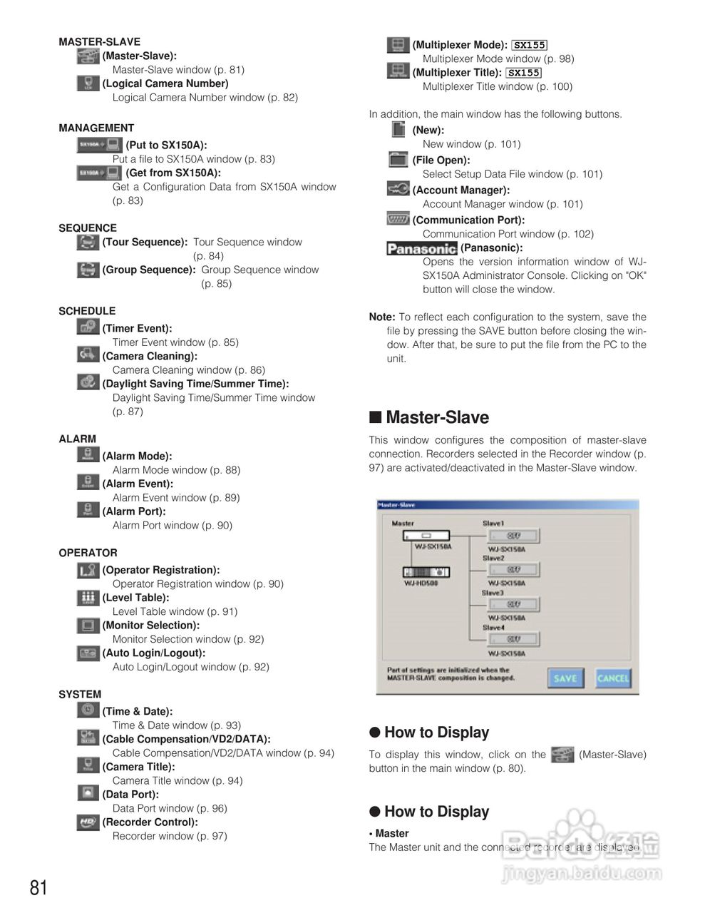 松下WJ-SX150A矩阵切换器使用说明书:[8]