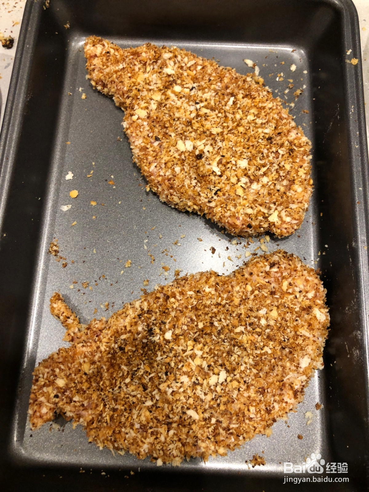 秘密非油炸日式炸猪排的做法