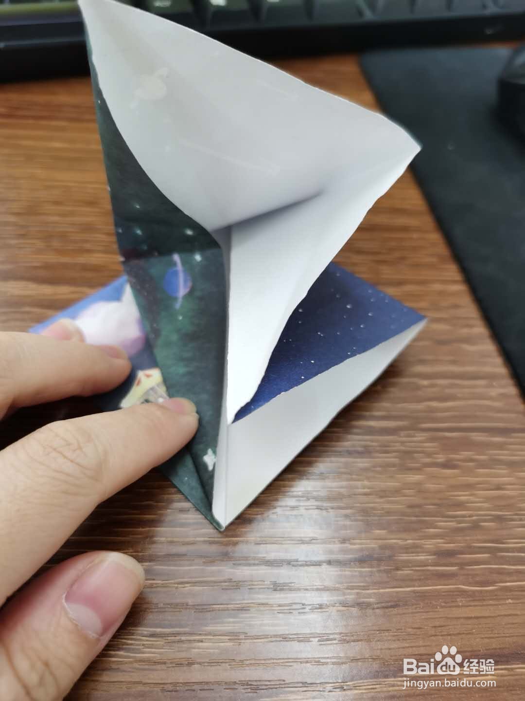 千纸鹤折纸步骤图