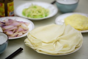 荷叶水单饼春饼卷饼皮
