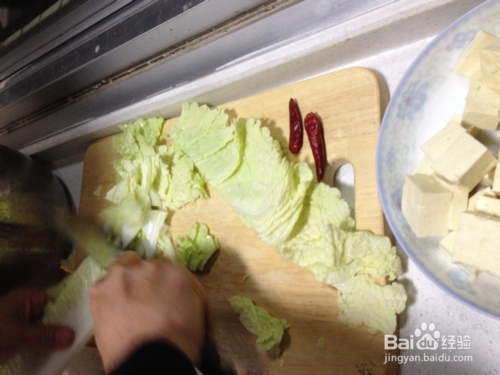 冬季里的温暖--白菜炖豆腐