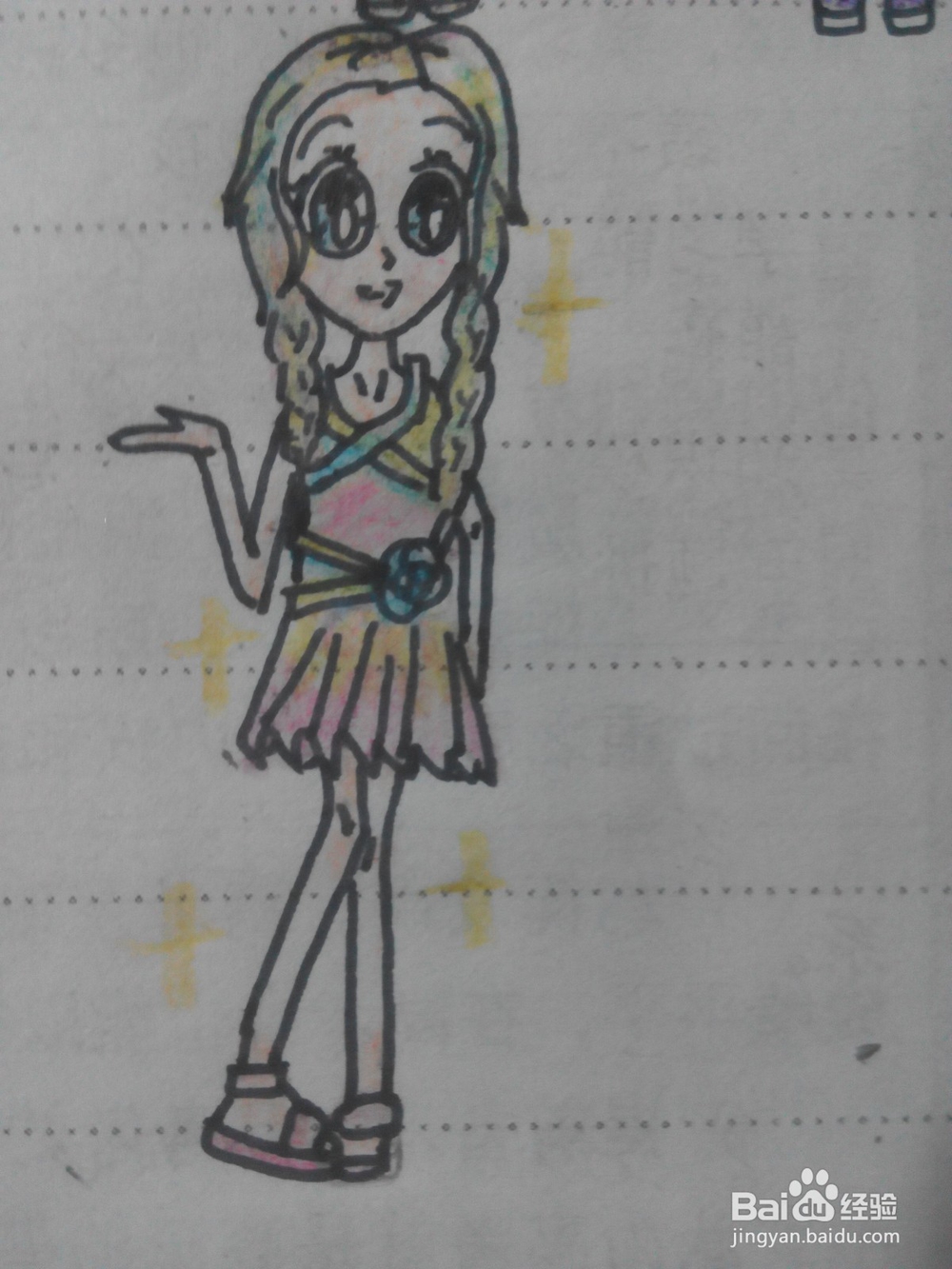 简笔画动漫人物十九