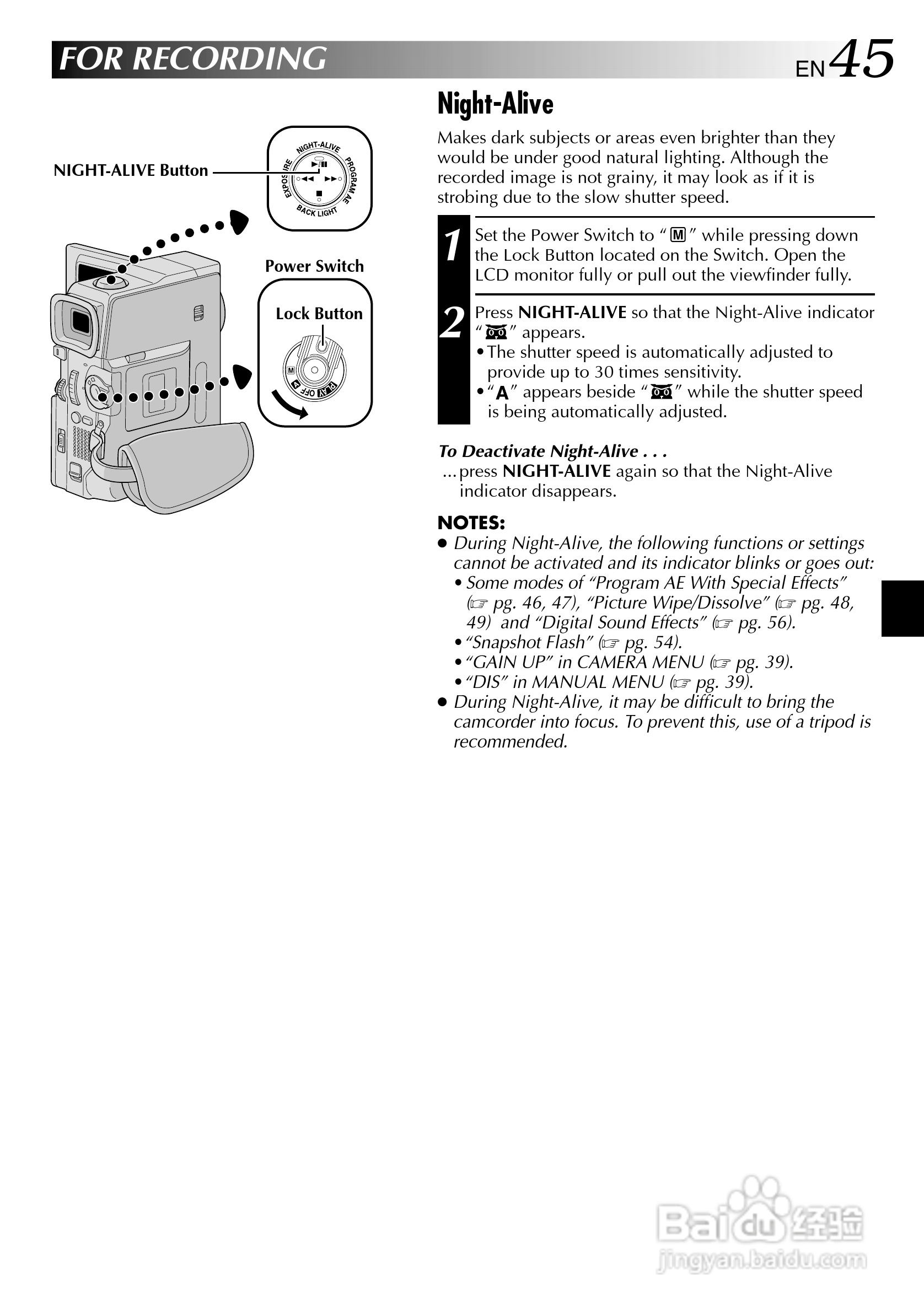 胜利JVC GR-DVM75数码摄像机使用说明书:[5]