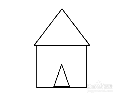 简笔画-创意房子的简笔画如何画
