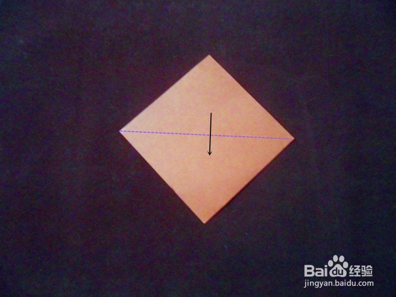 如何折叠双三角形