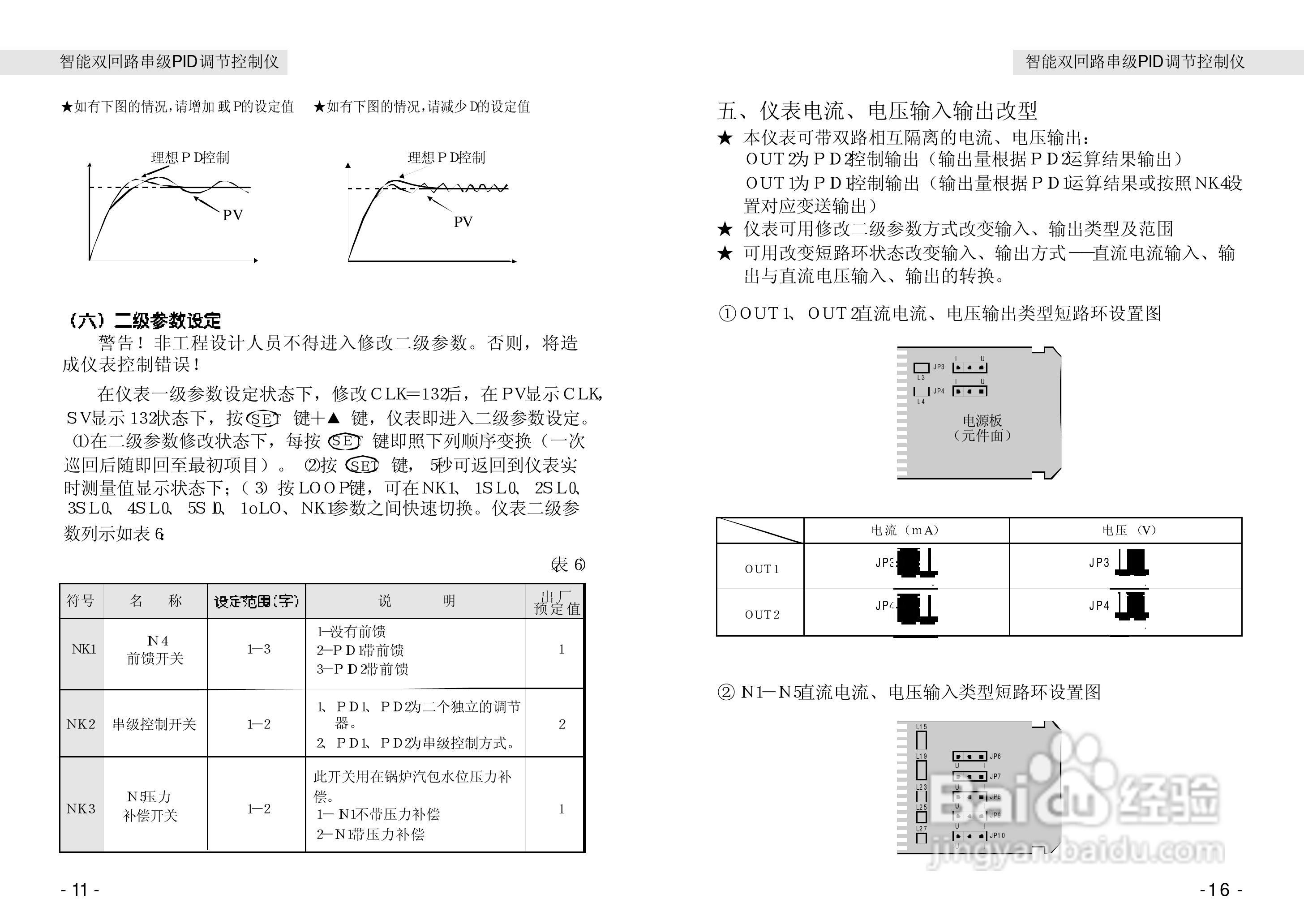 WP-KS805智能双回串级PID调节控制仪使用手册