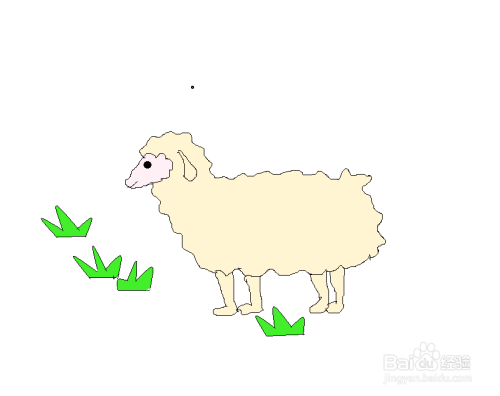 怎么简单画绵羊