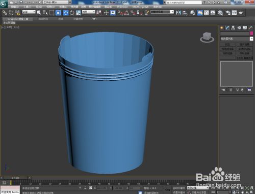3Dmax铁桶把手孔制作教程