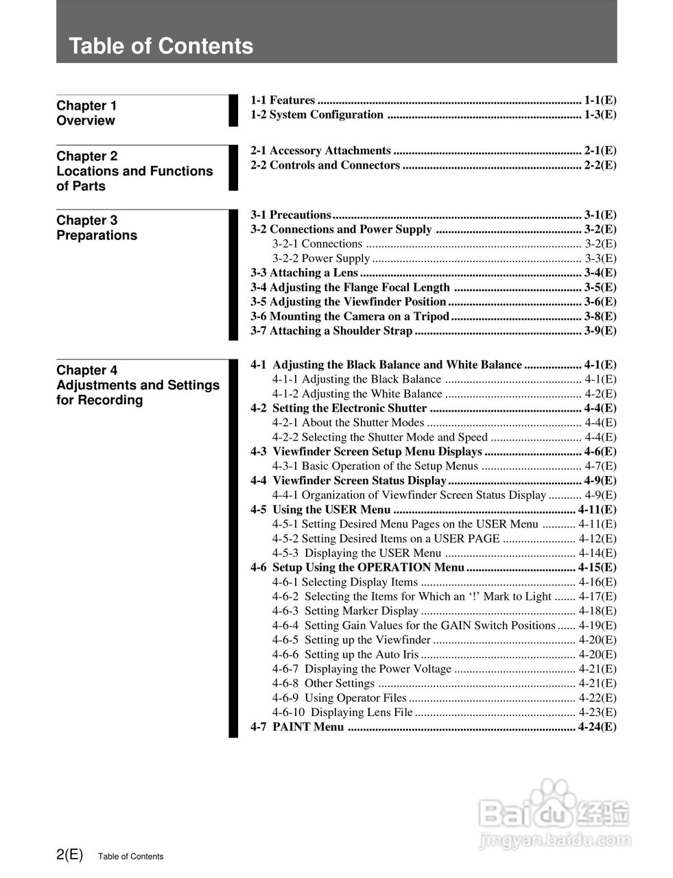 SONY HDC-F950高清摄像机说明书:[7]