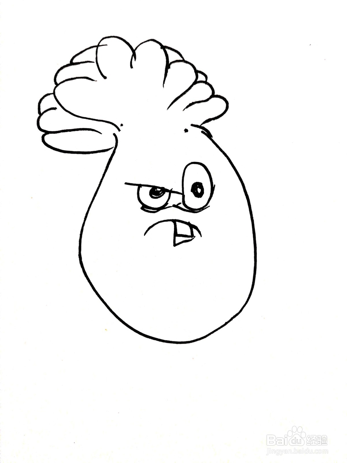 适合3-6岁的菜问幼儿简笔画