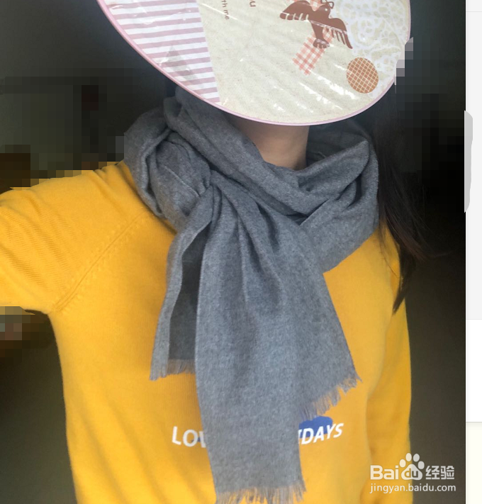 围巾打结的方法